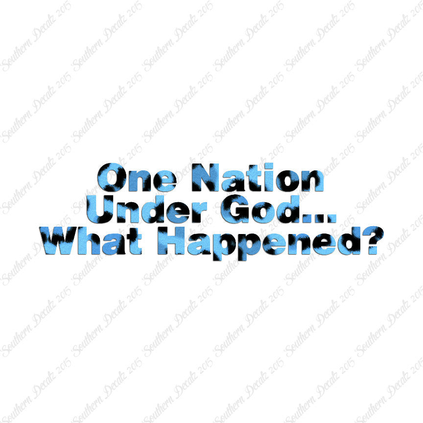 One Nation Under God What Happened