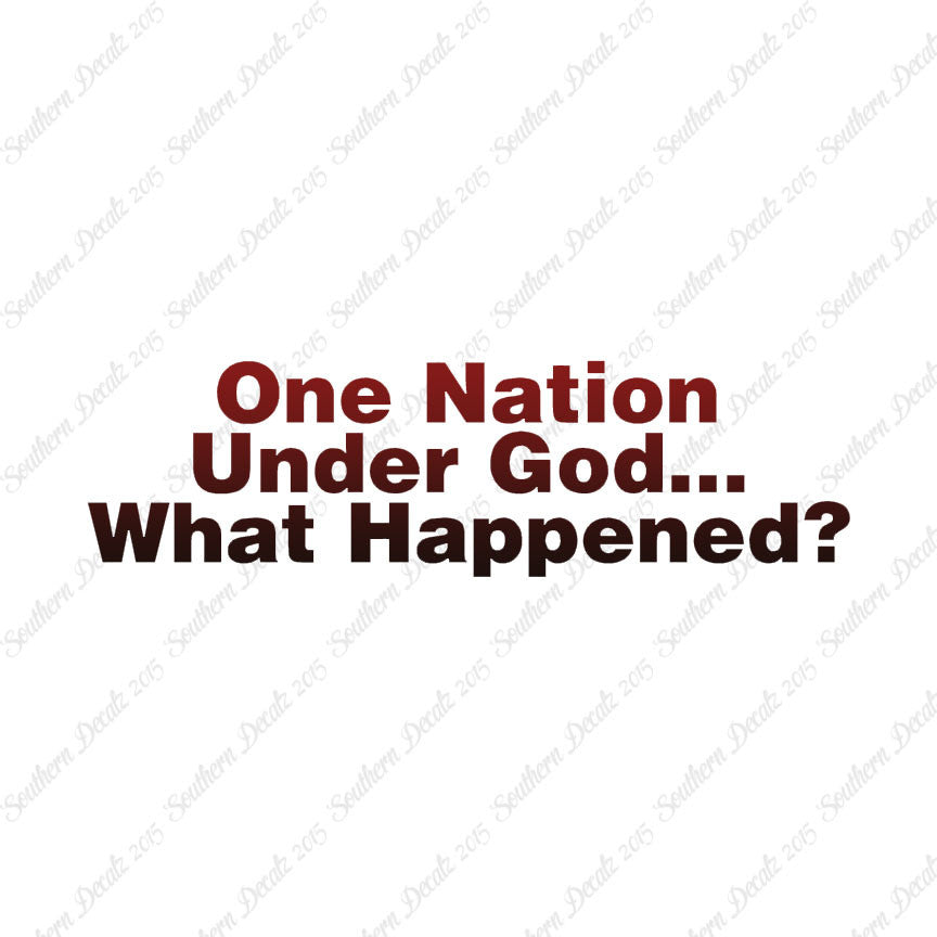 One Nation Under God What Happened