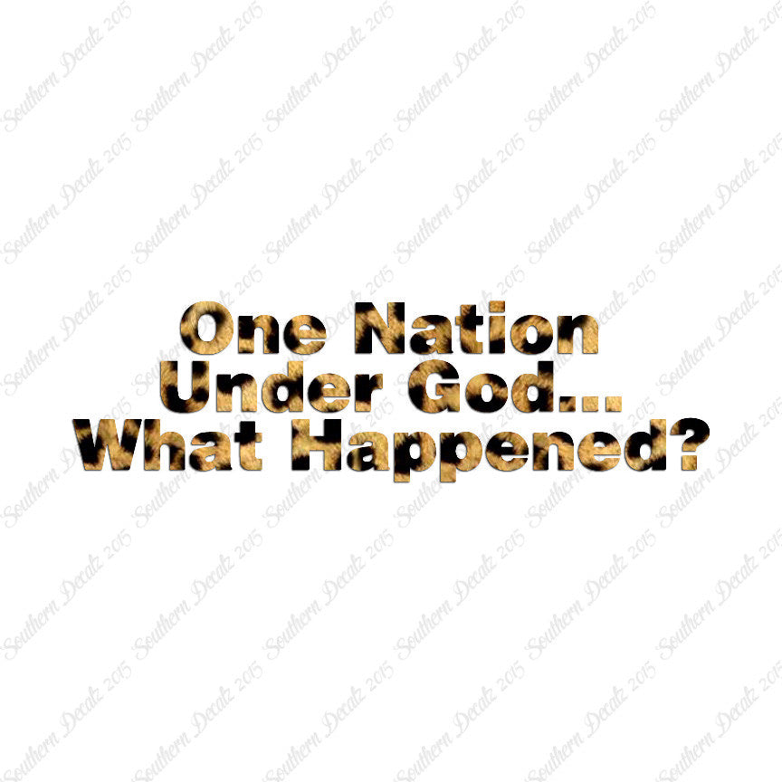 One Nation Under God What Happened