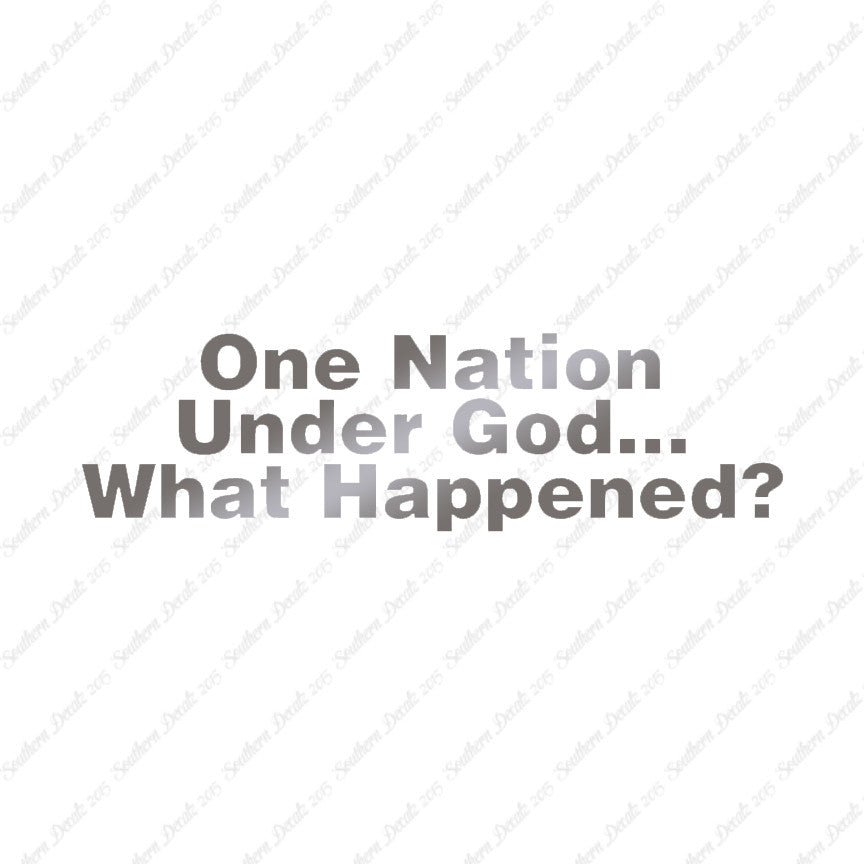 One Nation Under God What Happened