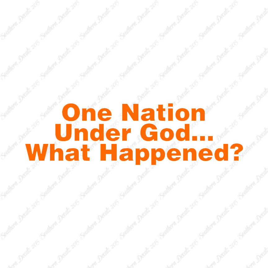 One Nation Under God What Happened