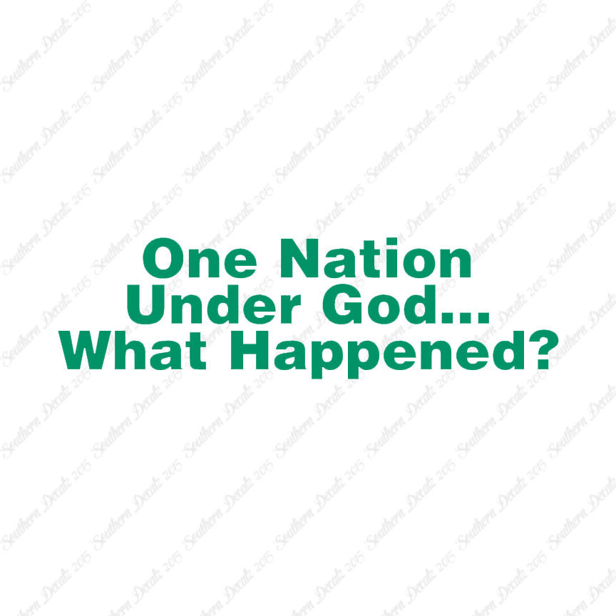 One Nation Under God What Happened