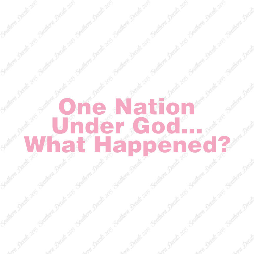 One Nation Under God What Happened
