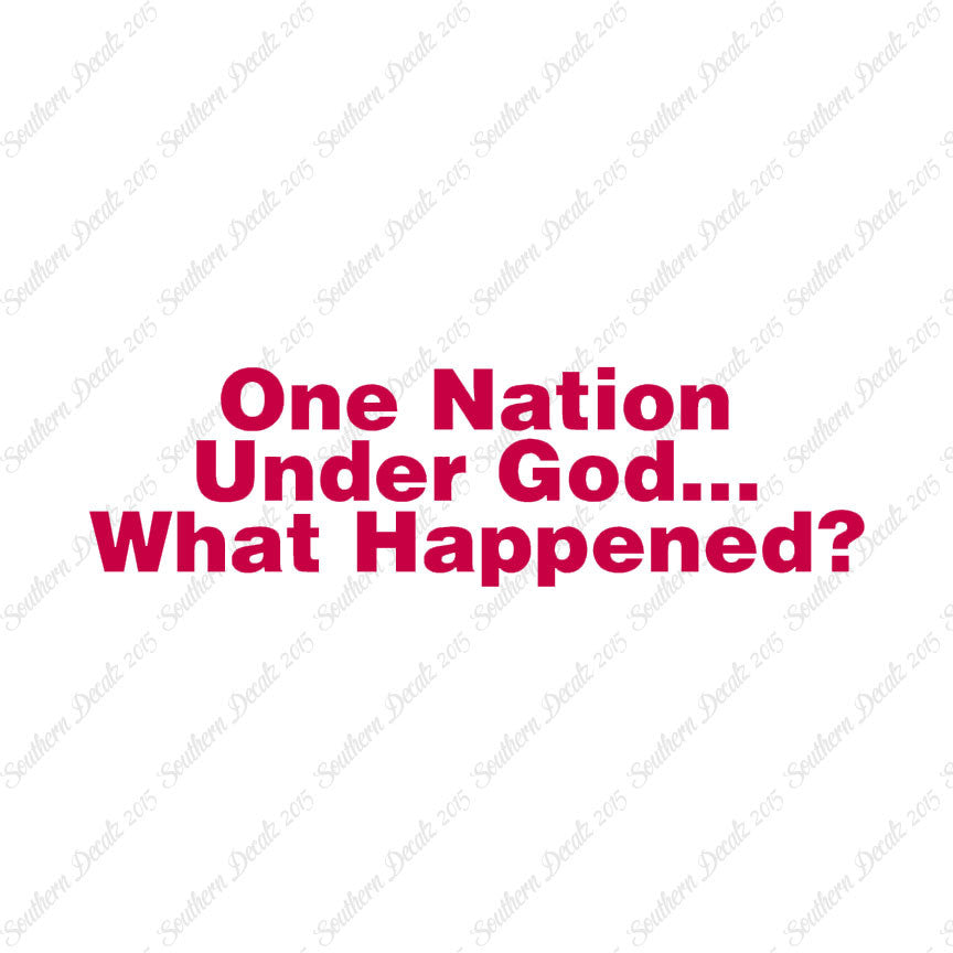 One Nation Under God What Happened