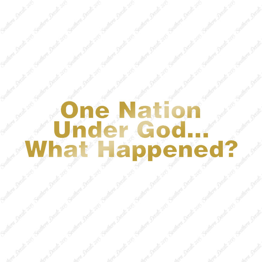 One Nation Under God What Happened