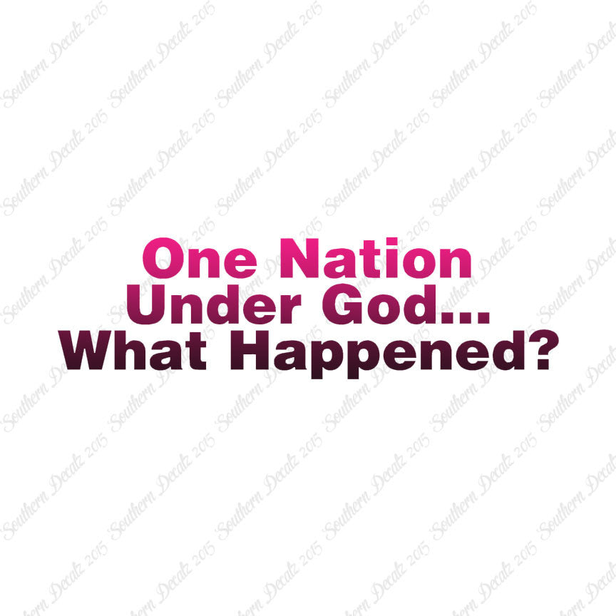 One Nation Under God What Happened