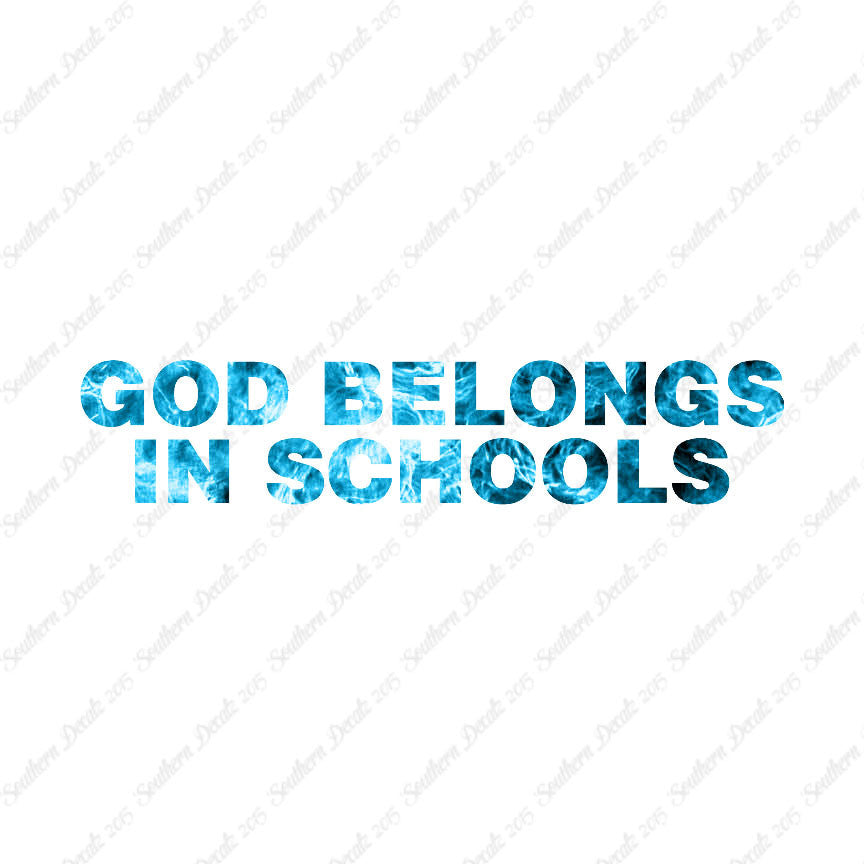 God Belongs In School