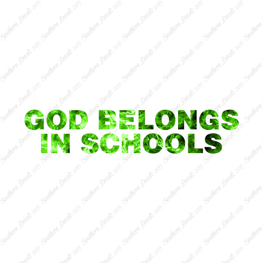 God Belongs In School
