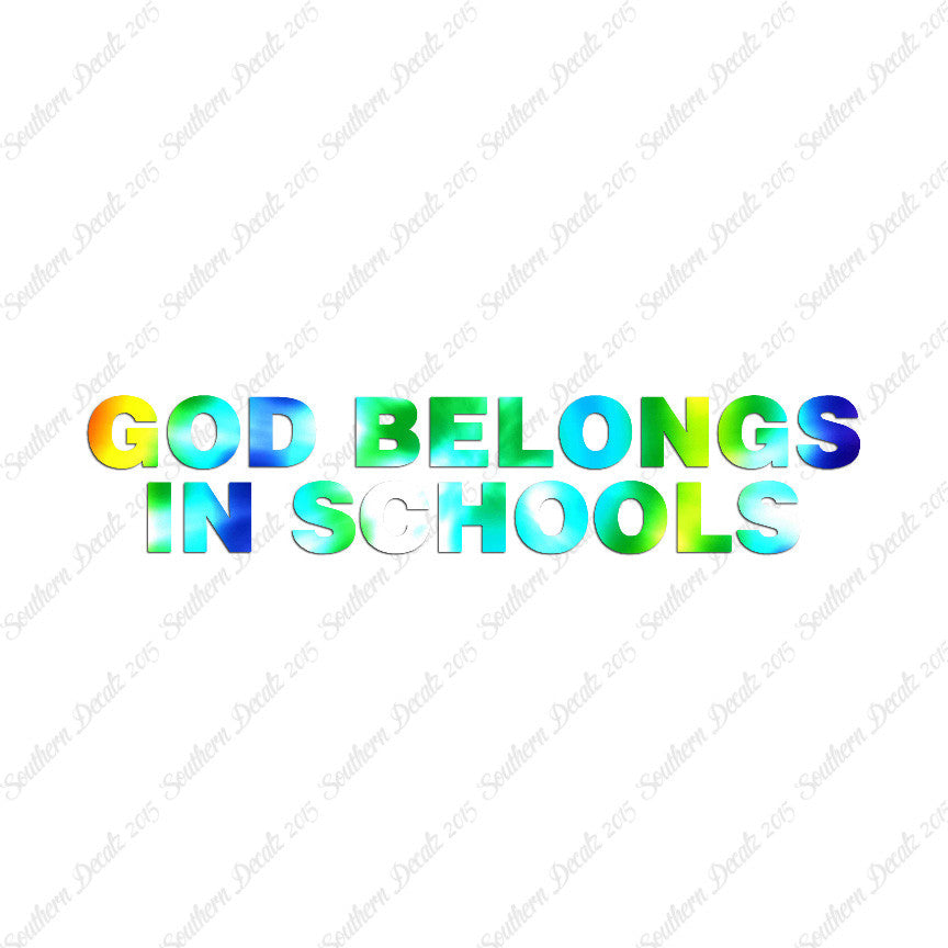 God Belongs In School
