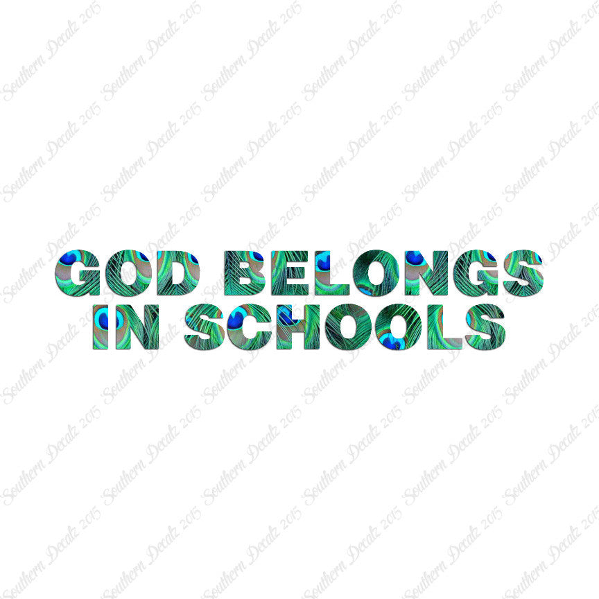 God Belongs In School