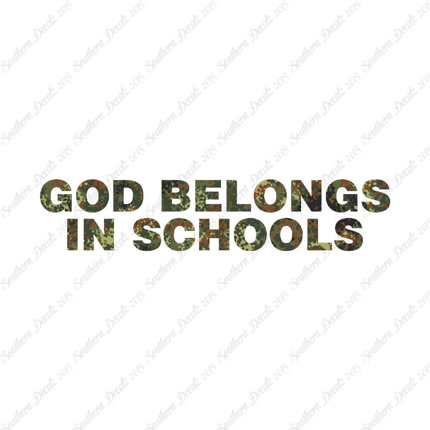 God Belongs In School