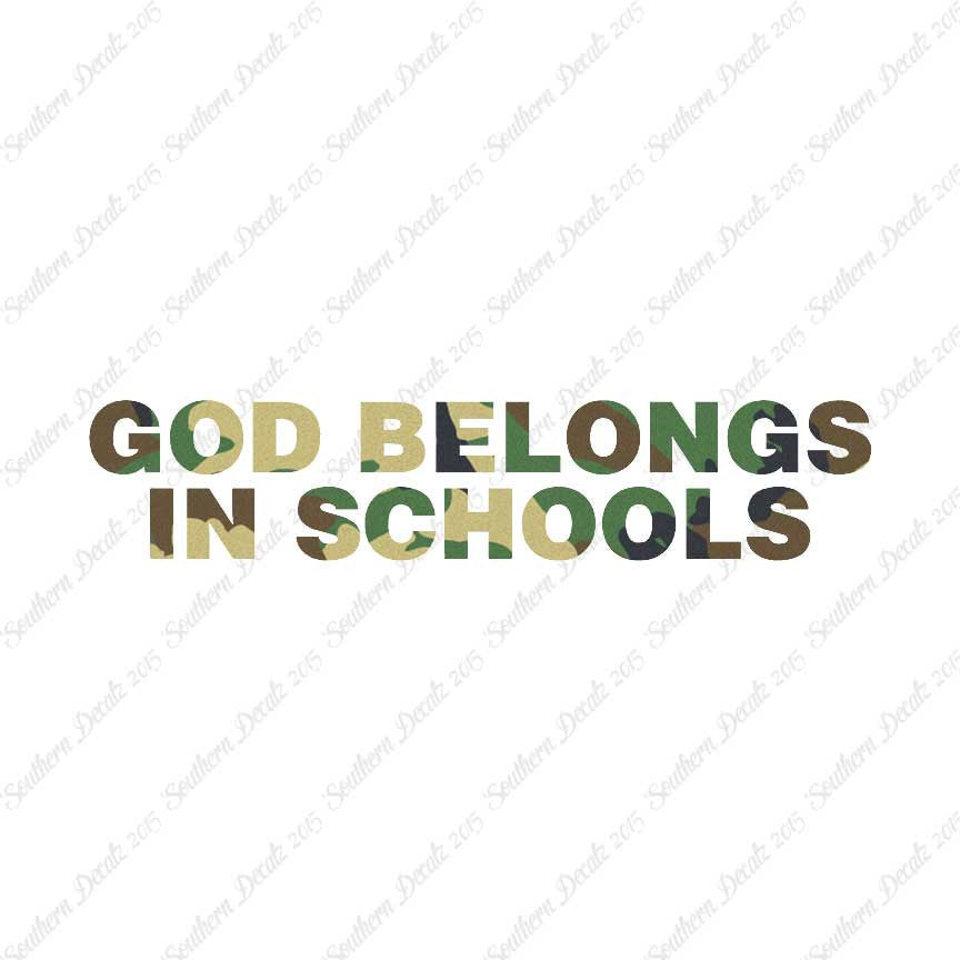 God Belongs In School