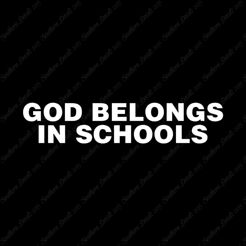 God Belongs In School