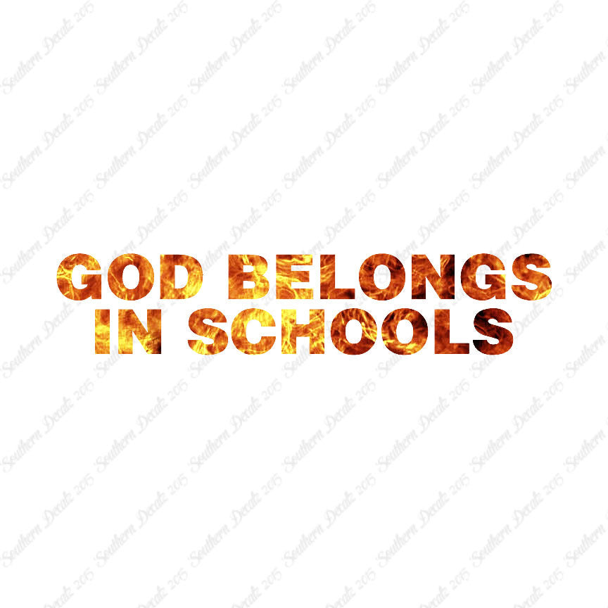 God Belongs In School
