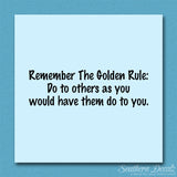 Golden Rule Do Unto Others
