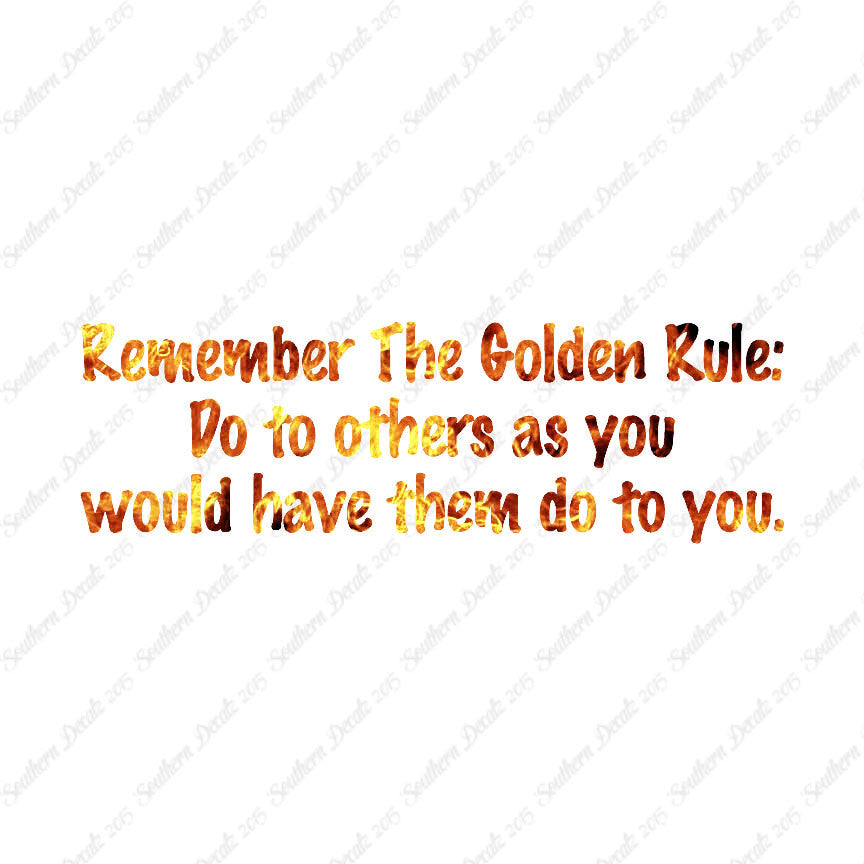 Golden Rule Do Unto Others