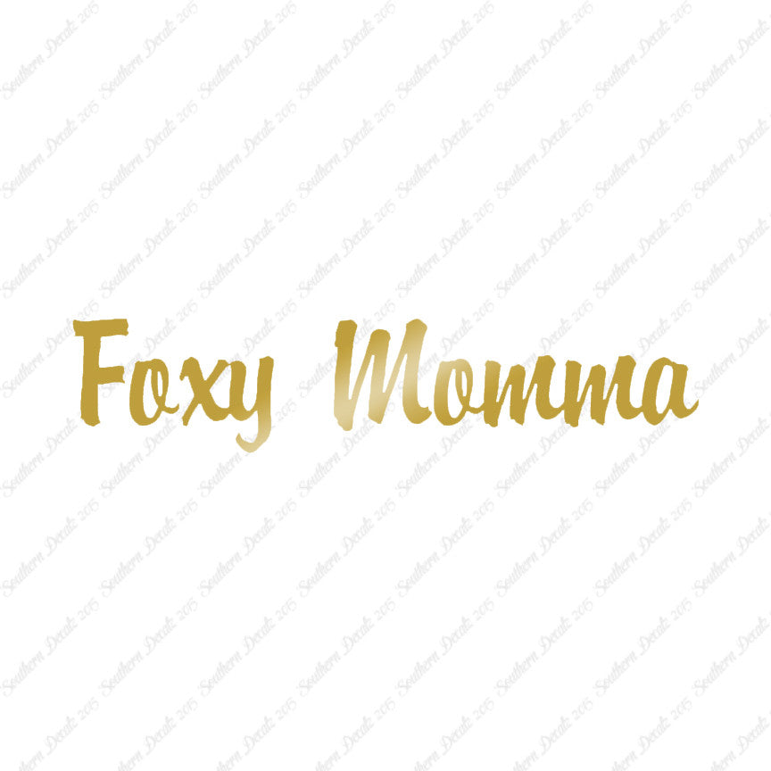 Foxy Momma