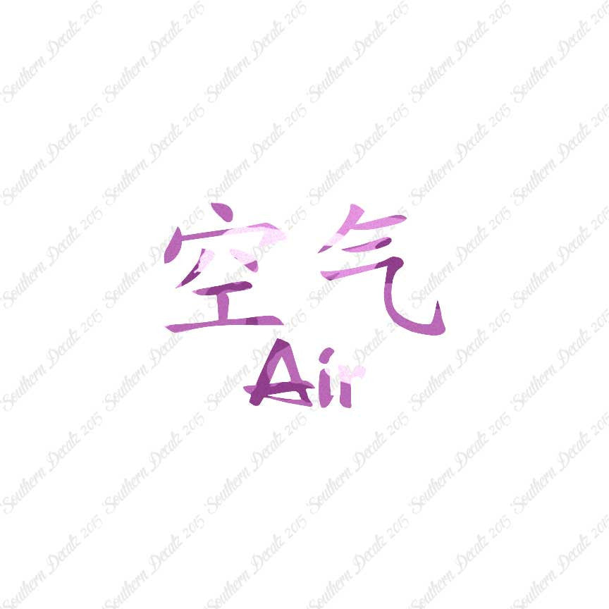 Chinese Symbols "Air"
