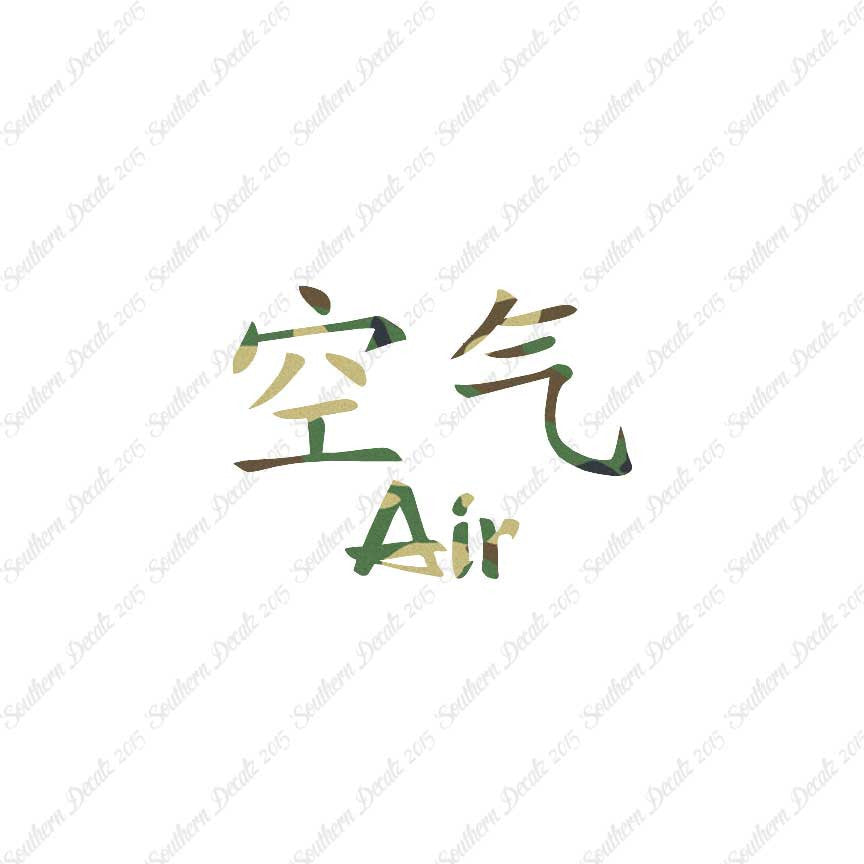 Chinese Symbols "Air"
