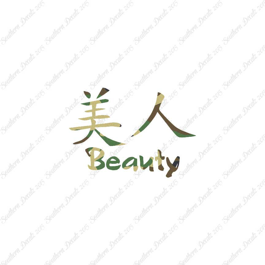 Chinese Symbols "Beauty"