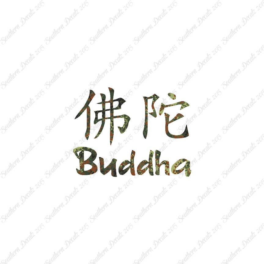 Chinese Symbols "Buddha"