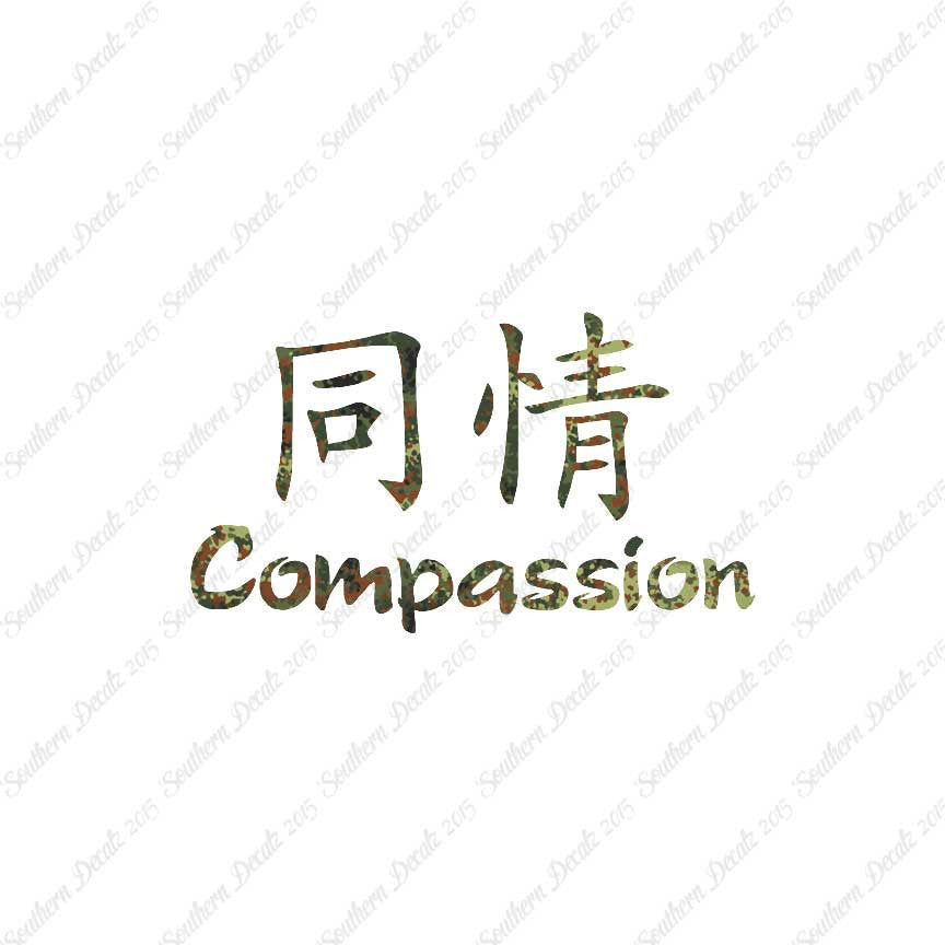 Chinese Symbols "Compassion"