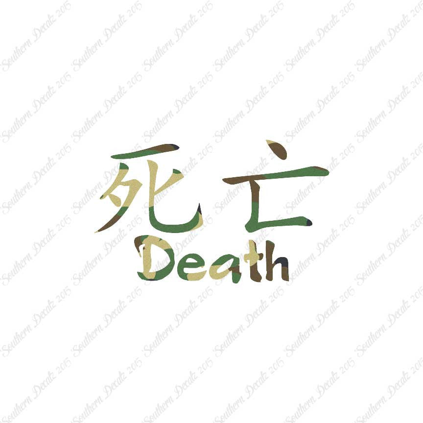 Chinese Symbols "Death"