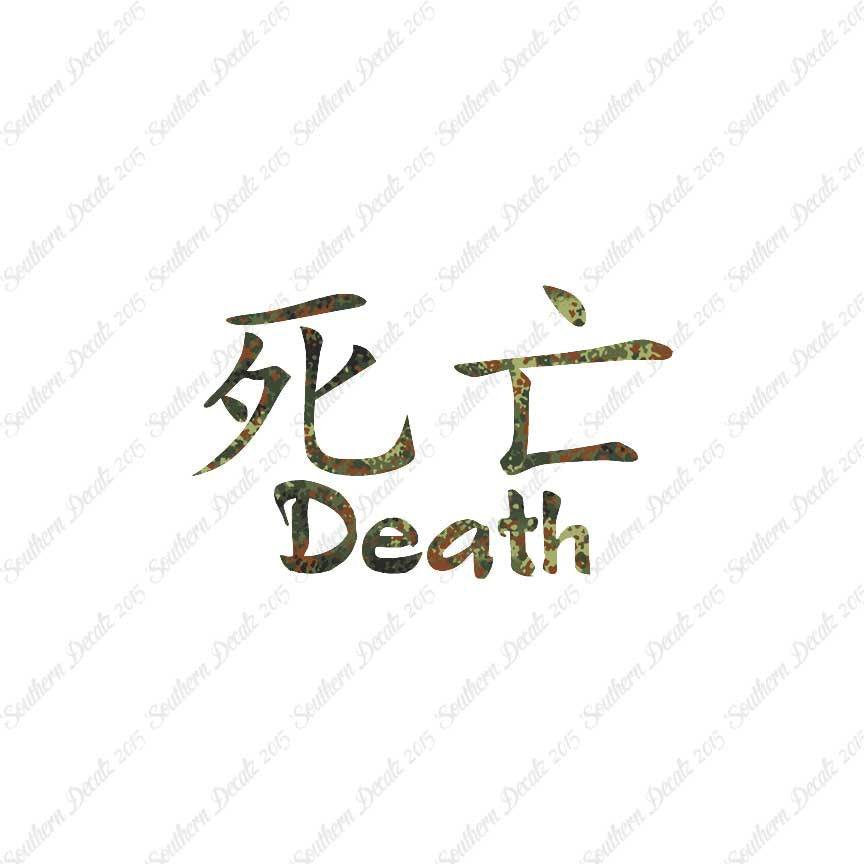 Chinese Symbols "Death"