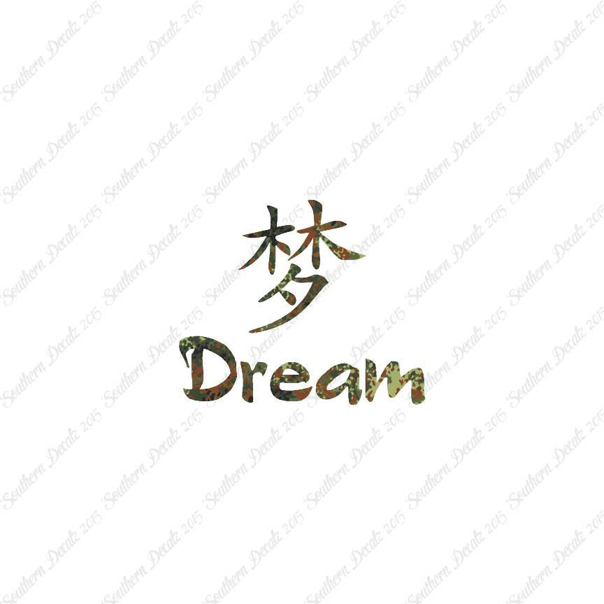 Chinese Symbols "Dream"