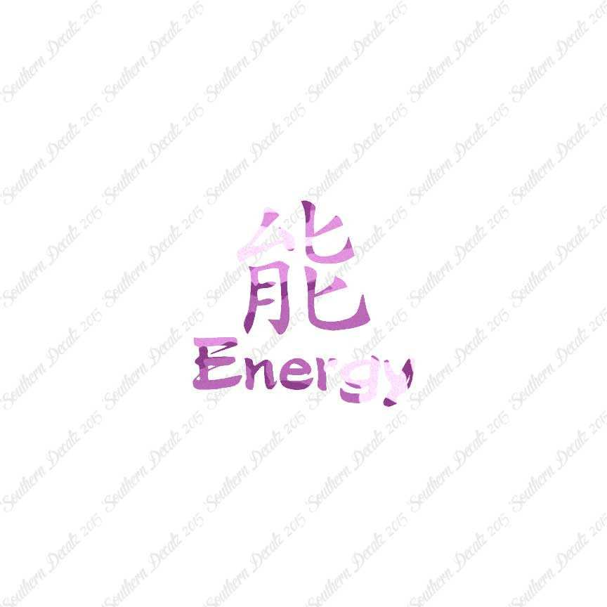 Chinese Symbols "Energy"