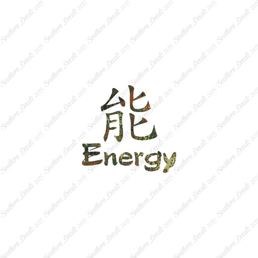 Chinese Symbols "Energy"