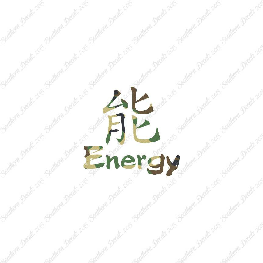 Chinese Symbols "Energy"
