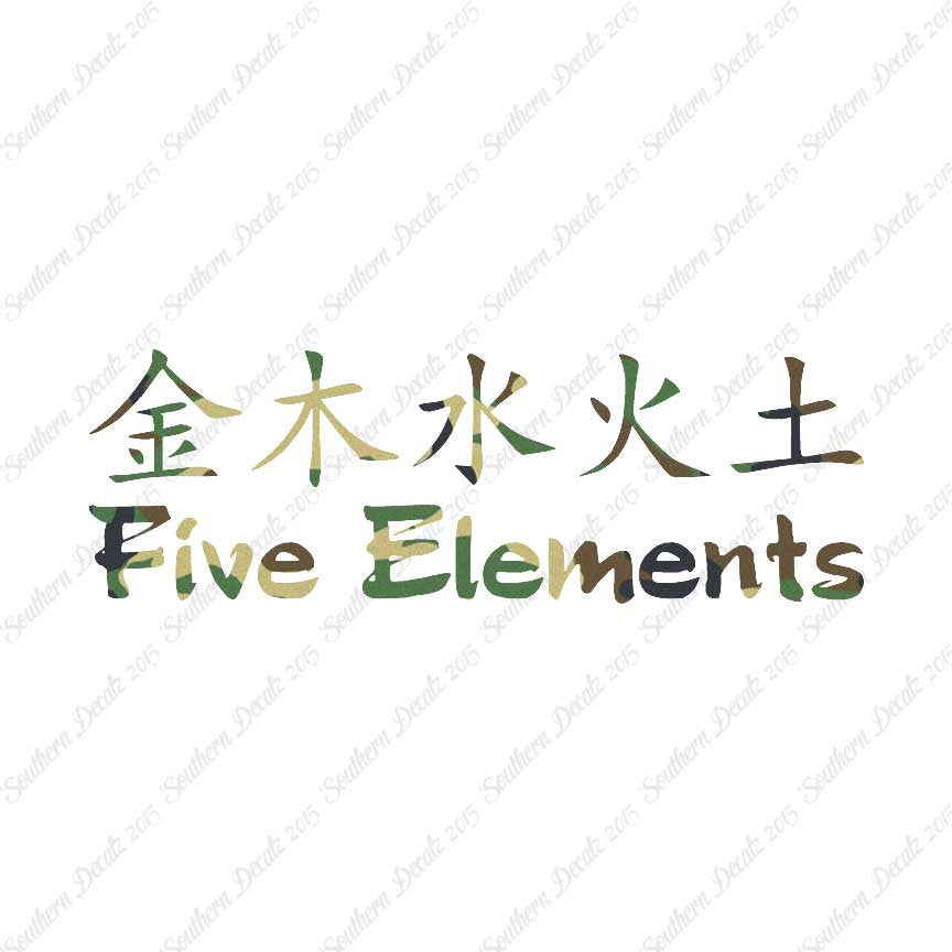 Chinese Symbols "Five Elements"