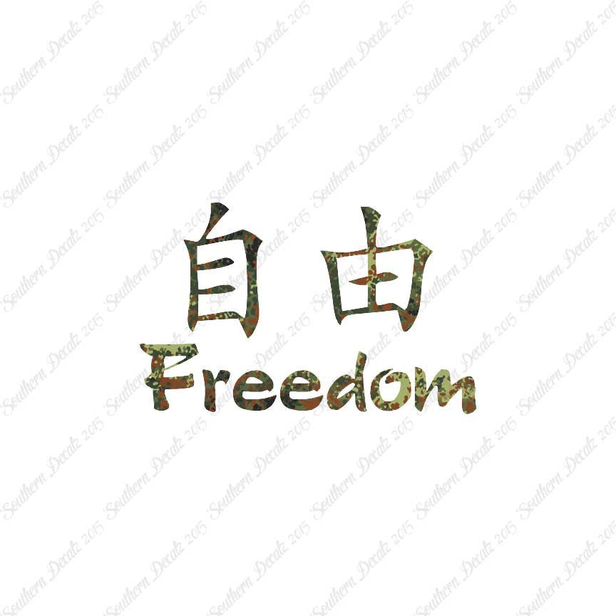 Chinese Symbols "Freedom"