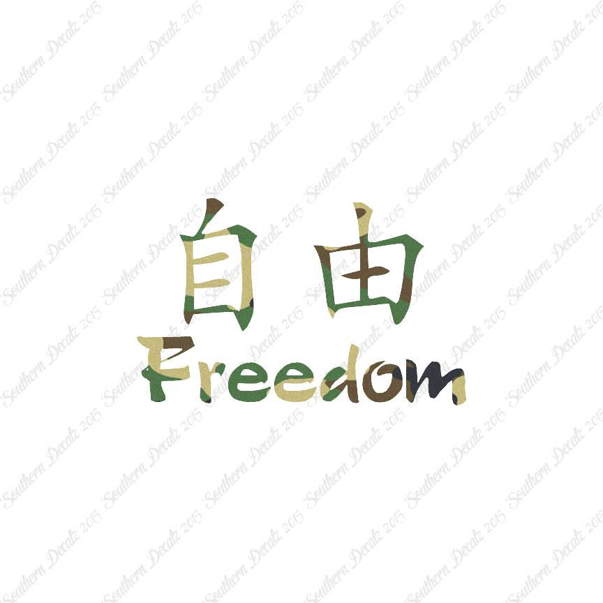 Chinese Symbols "Freedom"