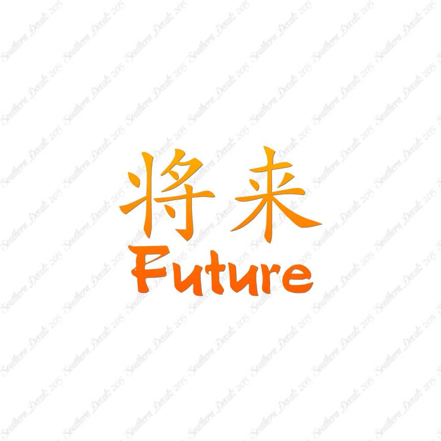 Chinese Symbols "Future"