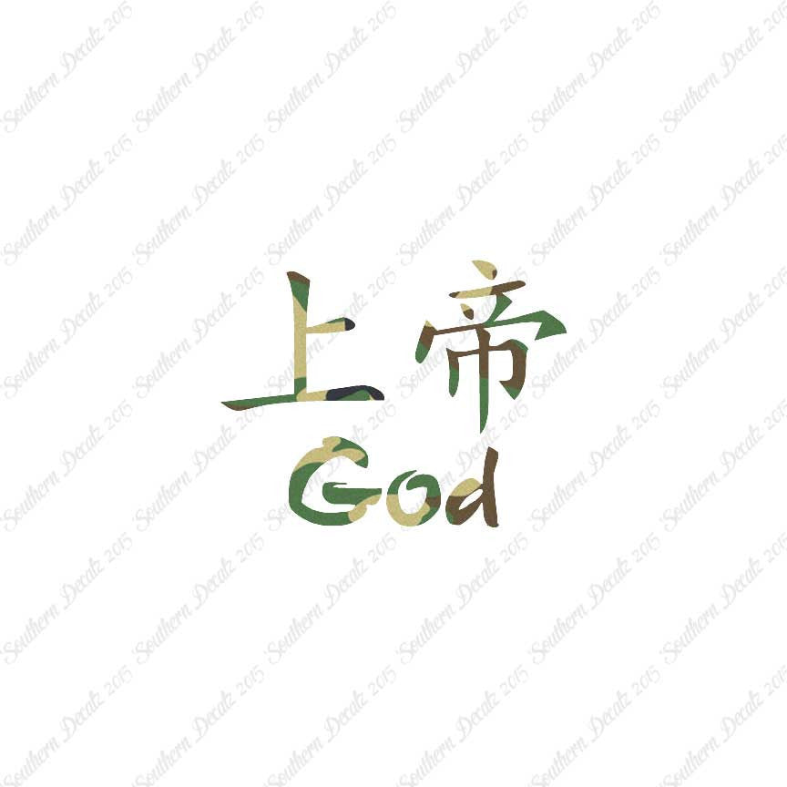 Chinese Symbols "God"