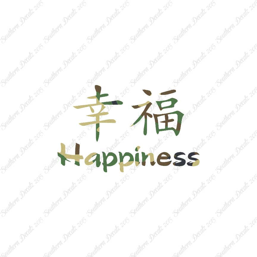 Chinese Symbols "Happiness"