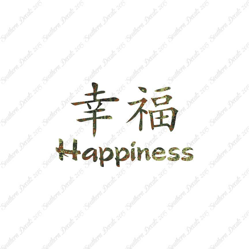 Chinese Symbols "Happiness"