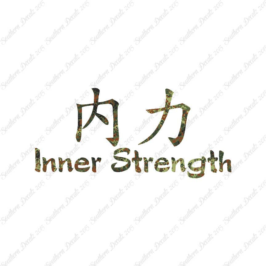 Chinese Symbols "Inner Strength"