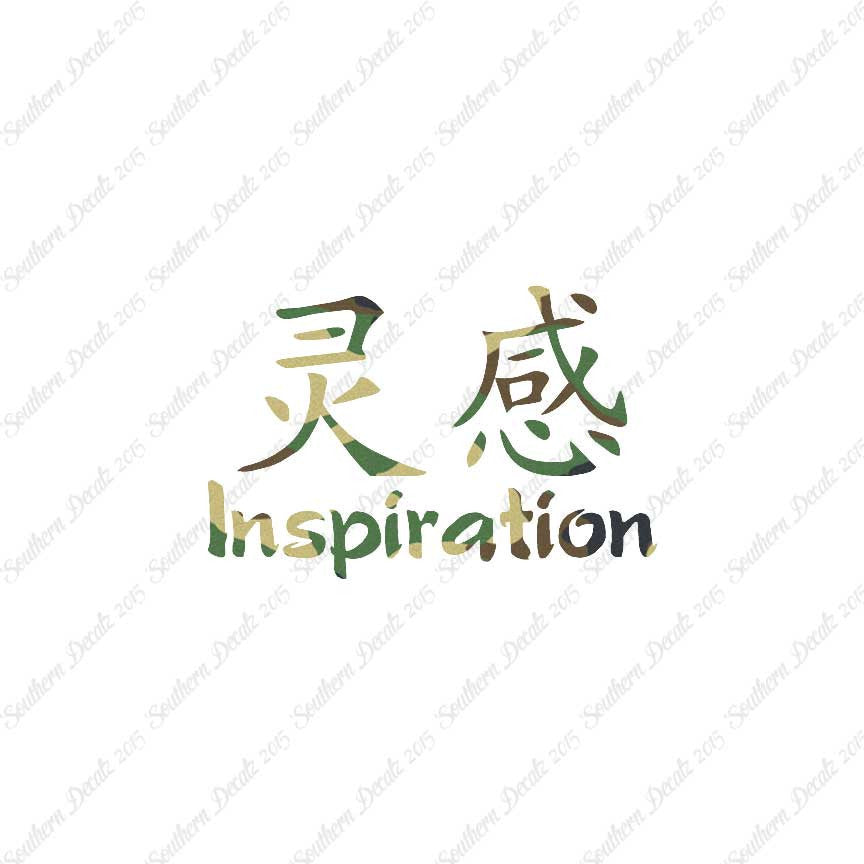 Chinese Symbols "Inspiration"