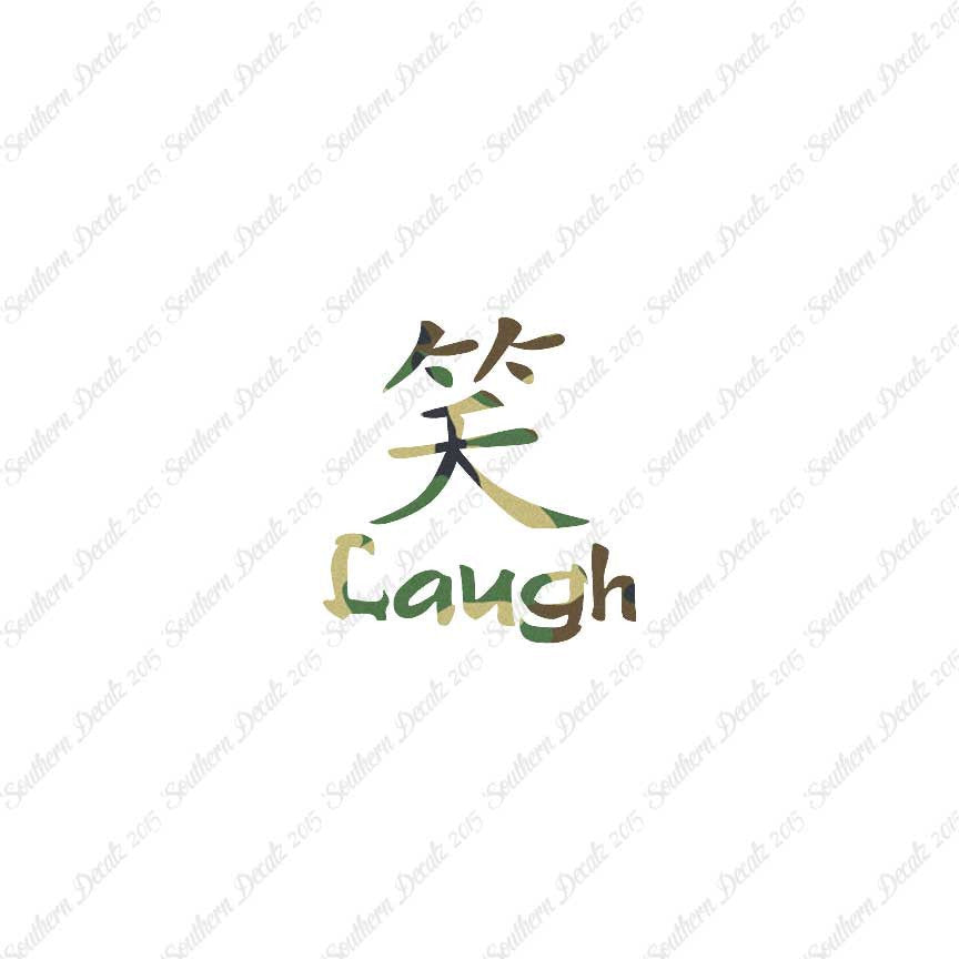 Chinese Symbols "Laugh"