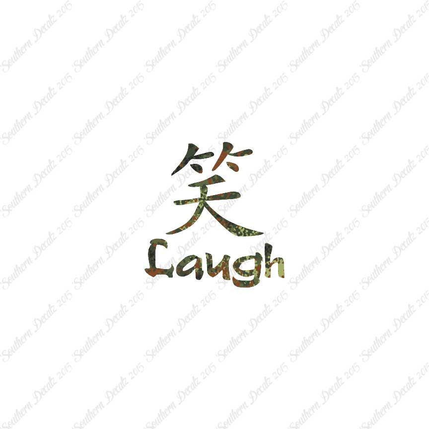 Chinese Symbols "Laugh"