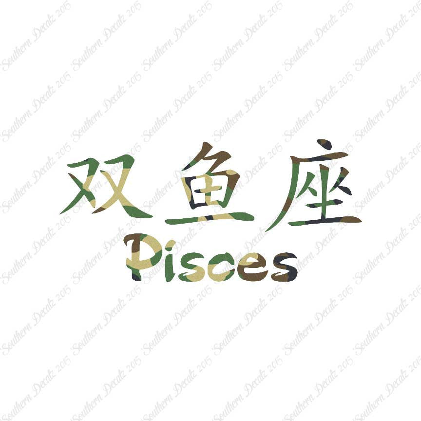 Chinese Symbols "Pisces"