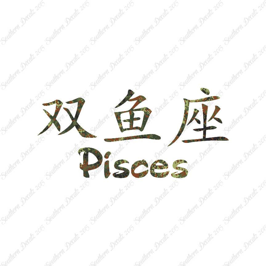 Chinese Symbols "Pisces"