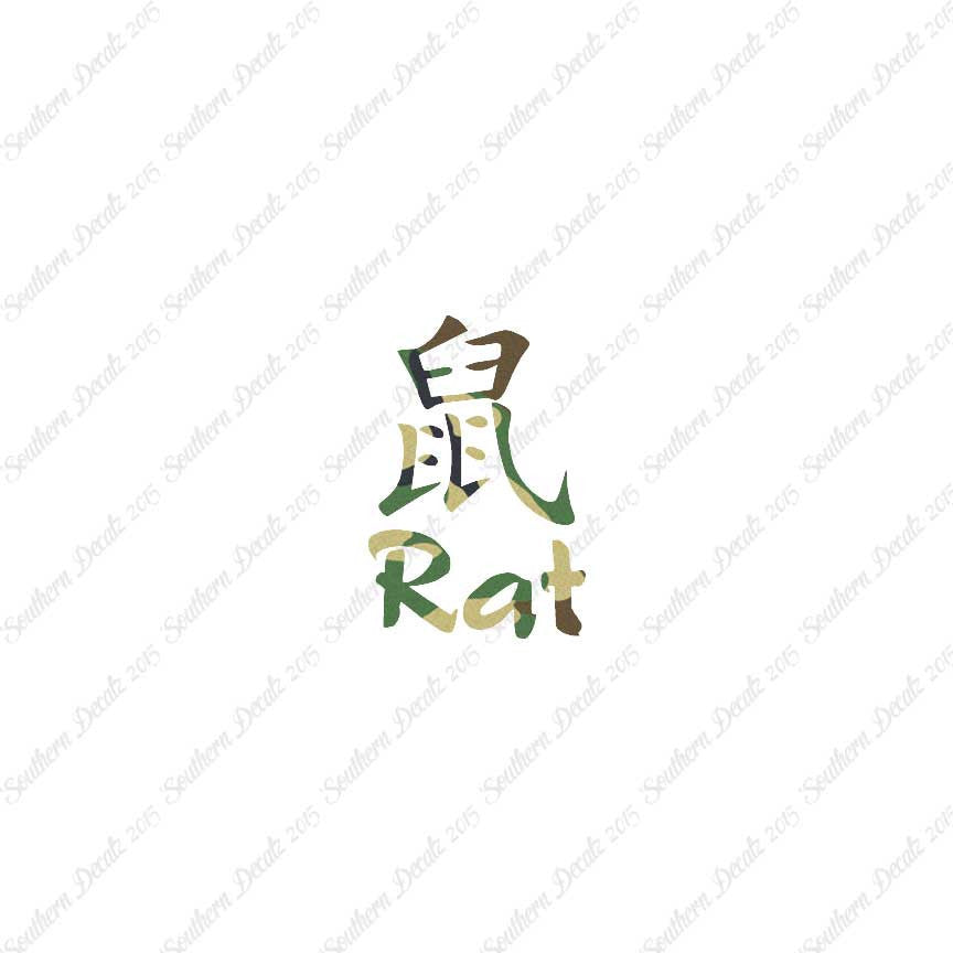 Chinese Symbols "Rat"