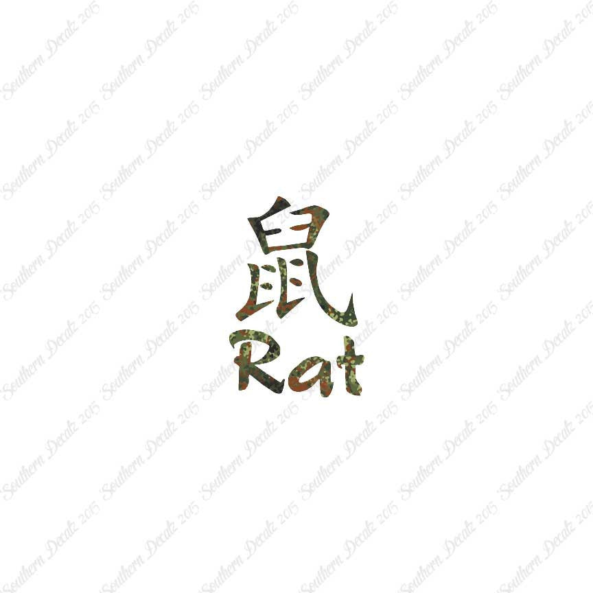 Chinese Symbols "Rat"