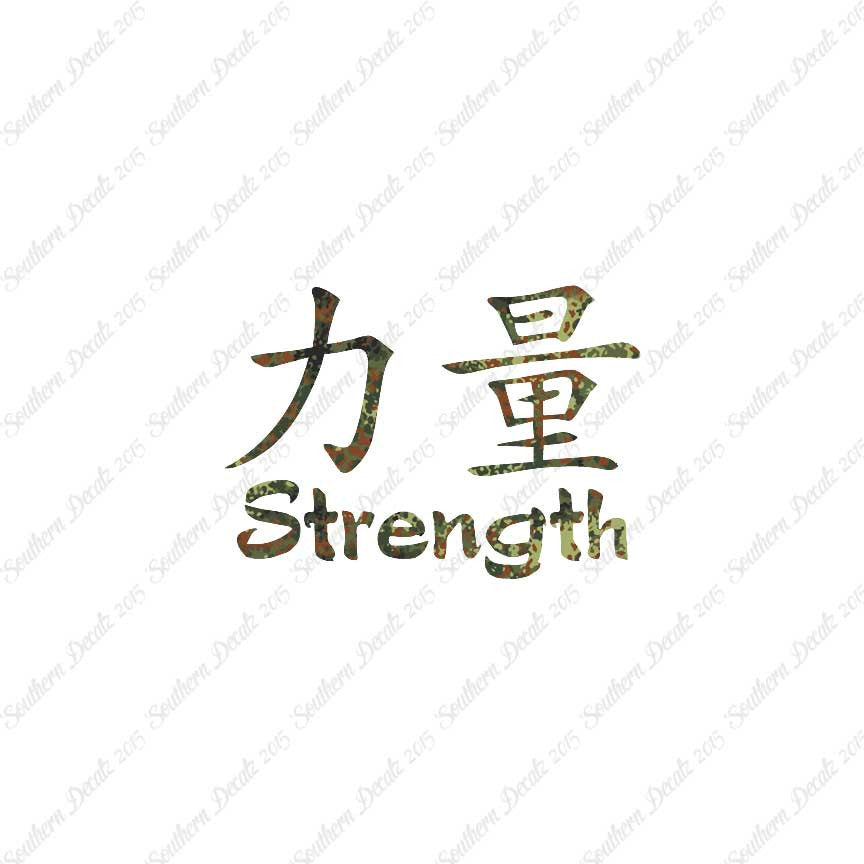 Chinese Symbols "Strength"