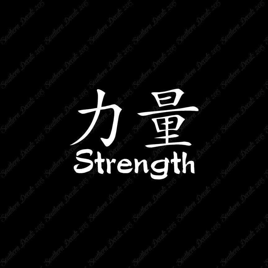 Chinese Symbols "Strength"