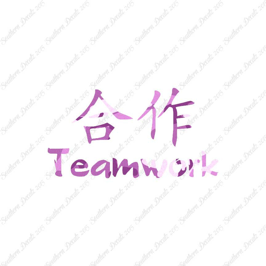 Chinese Symbols "Teamwork"